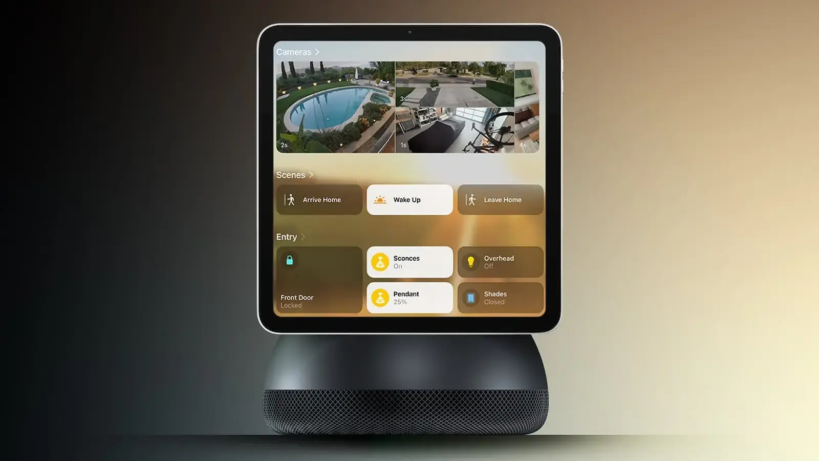 Apple Home Hub Foto sejas režīms līdzinās iPhone Duo