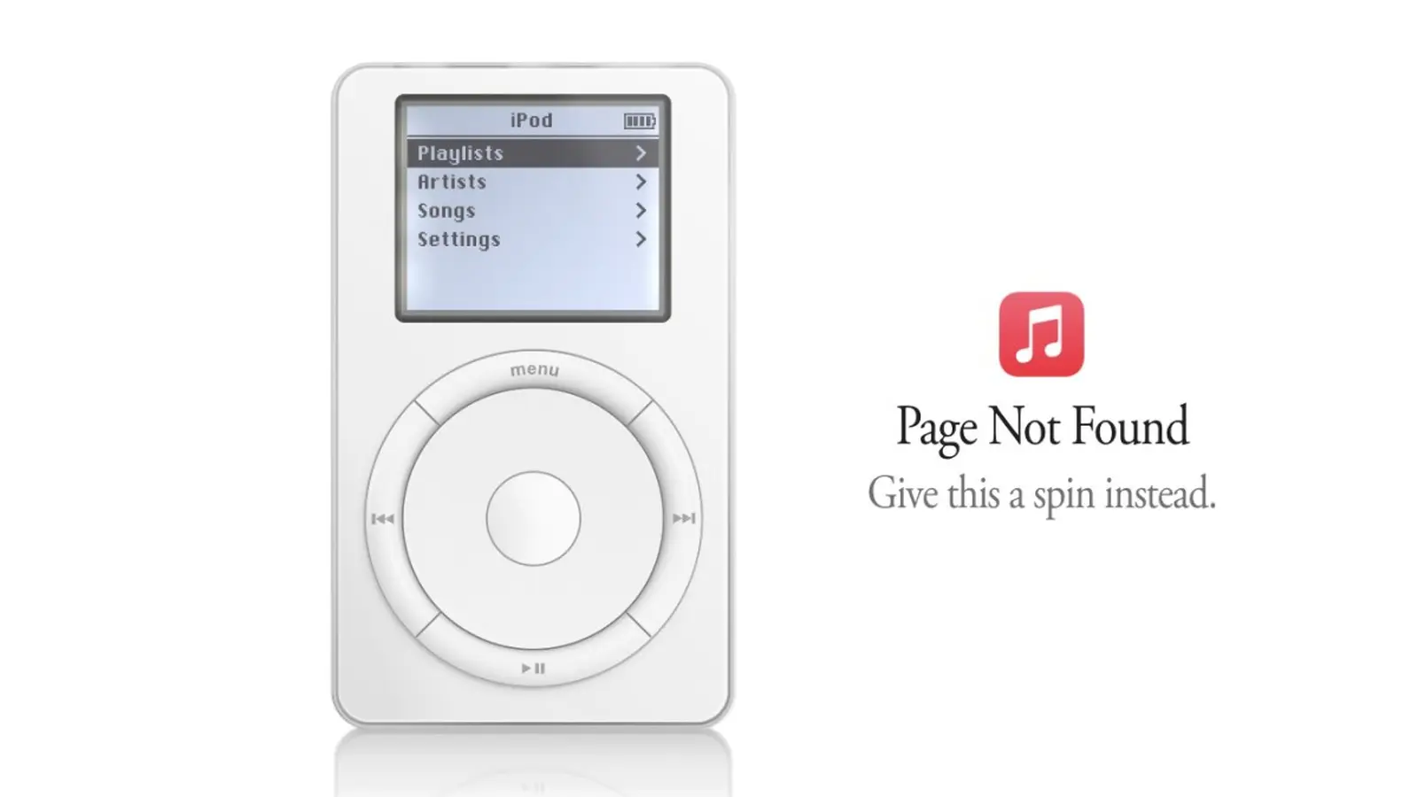 Apple atjauno oriģinālā iPod pieredzi tīmeklī ar repliku