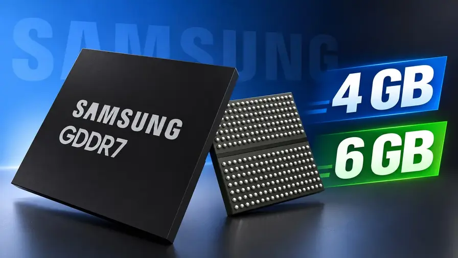 GDDR7: 4 GB un 6 GB atmiņas moduļu ražošana tuvojas GDDR7: 4 GB un 6 GB atmiņas moduļu ražošana tuvojas