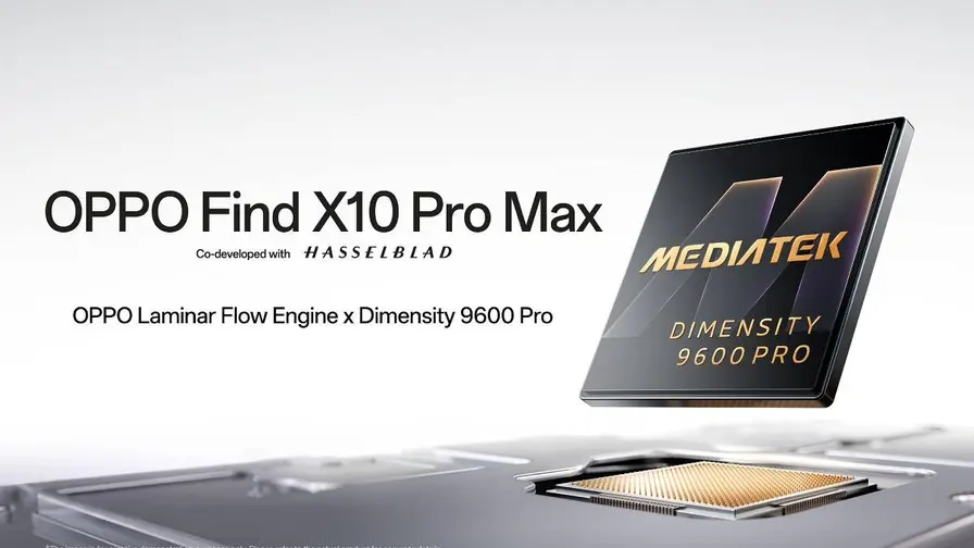 Oppo Find X10 Pro Max ar Dimensity 9600 Pro globāli