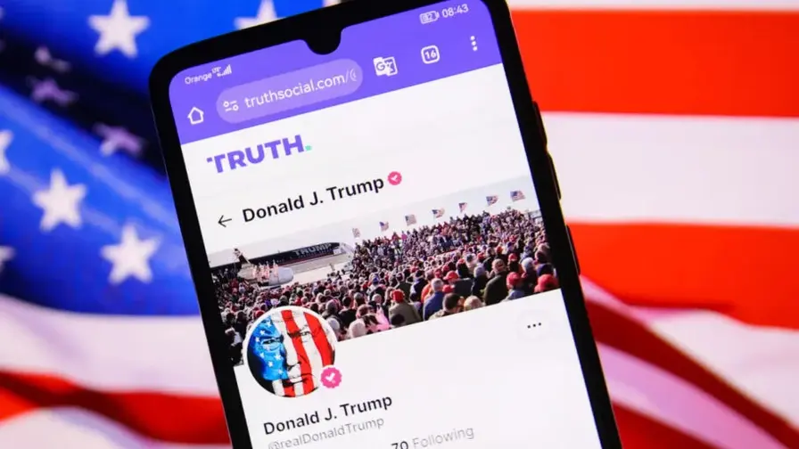 Baltā nama apgalvojums: Truth Social pasaulē ietekmīgākais