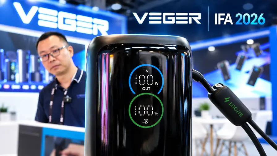 VEGER portatīvie akumulatori IFA 2026: pilns klāsts